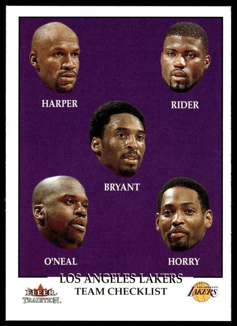 Los Angeles Lakers 2000 fleer