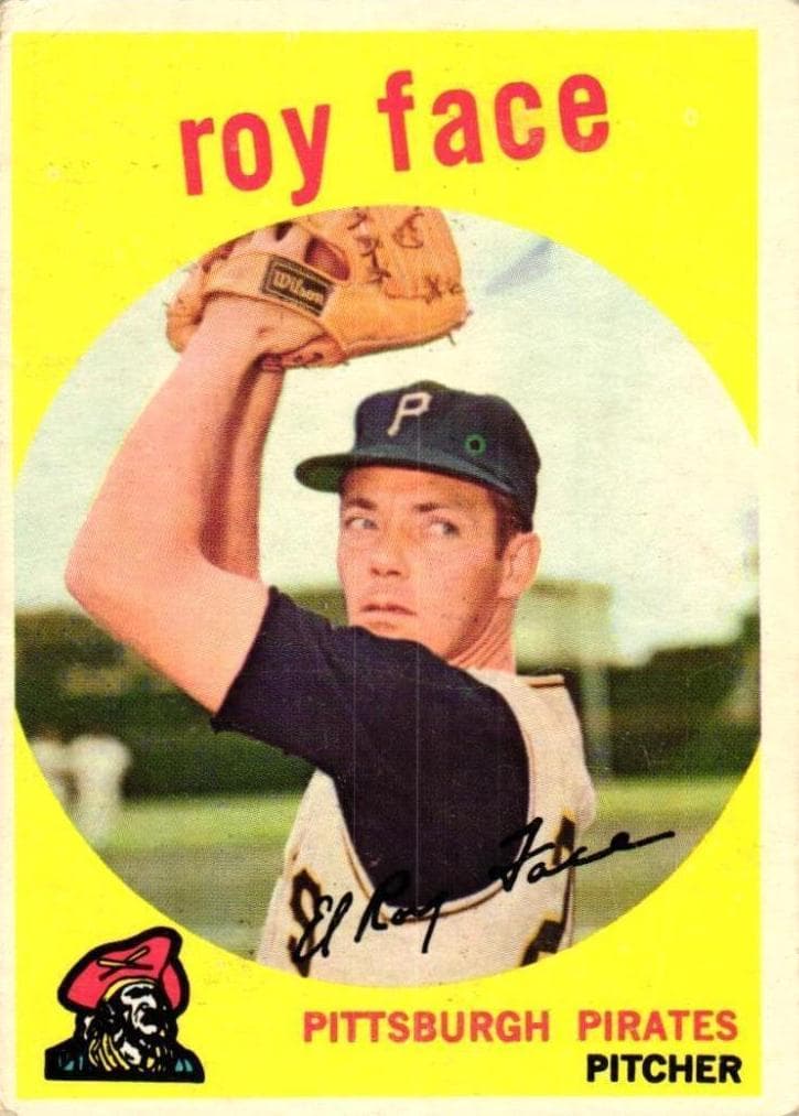 Roy Face 1959 topps
