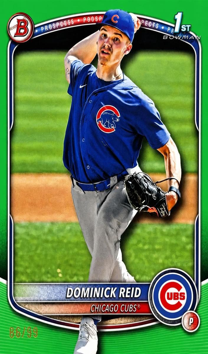 Dominick Reid trading card