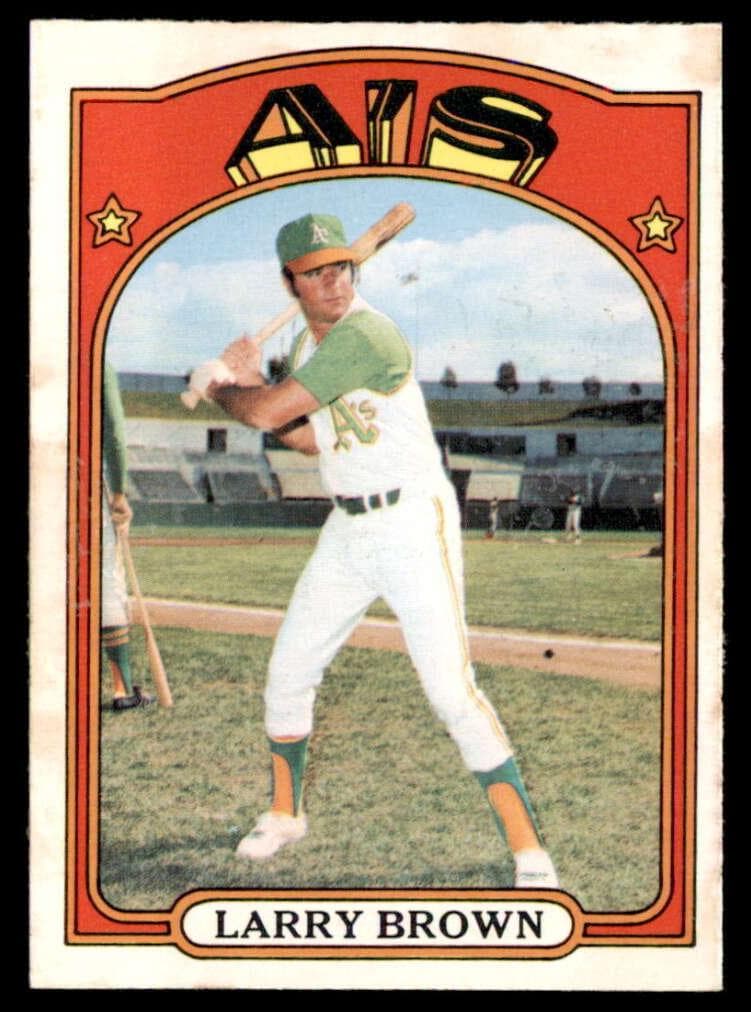 Larry Brown 1972 topps O-Pee-Chee
