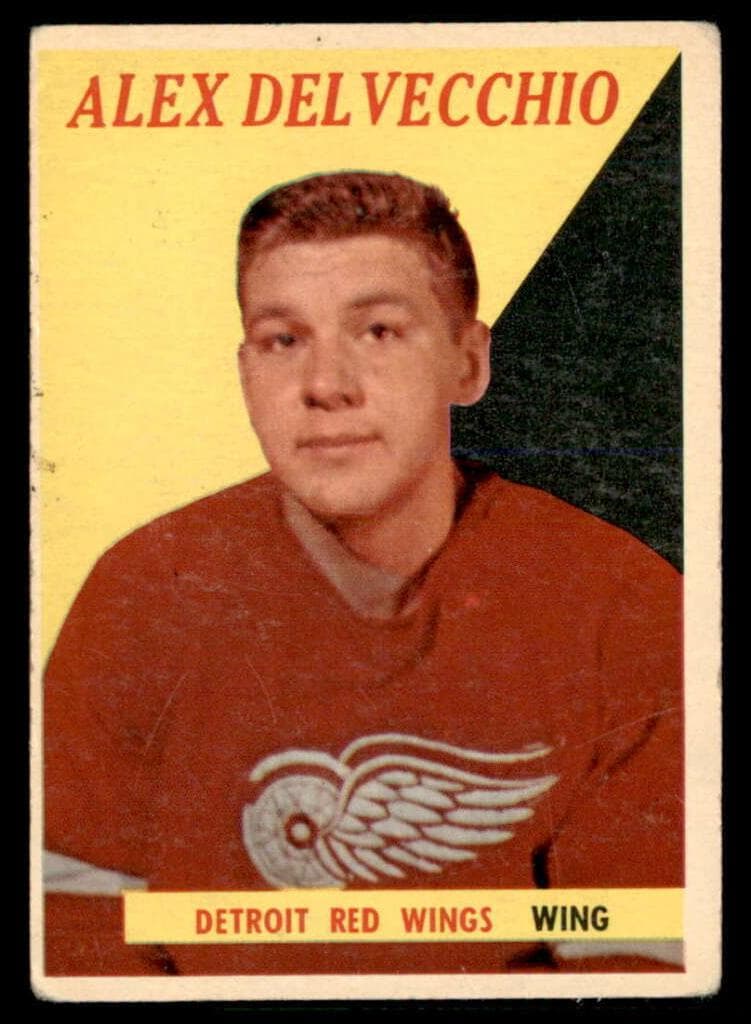 Alex Delvecchio 1958 topps Topps