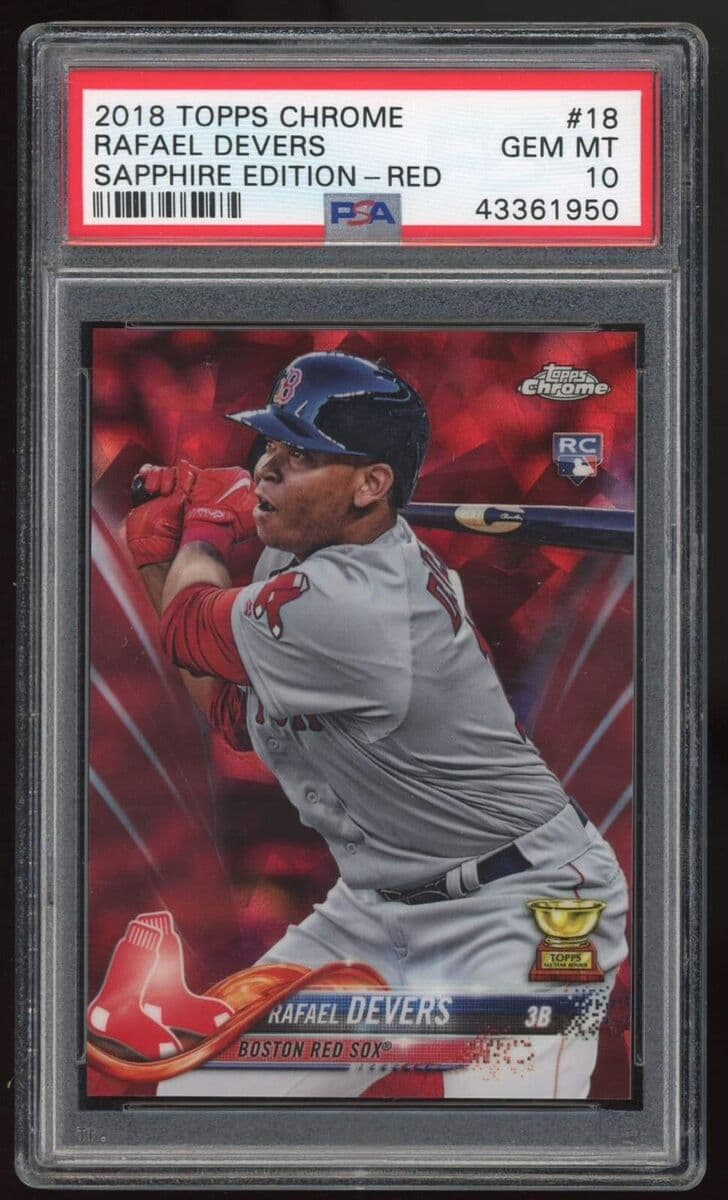 Rafael Devers 2018 topps