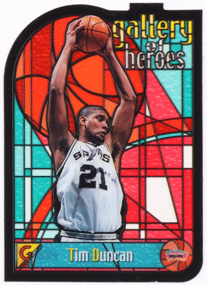 Tim Duncan 1999 topps Topps Gallery