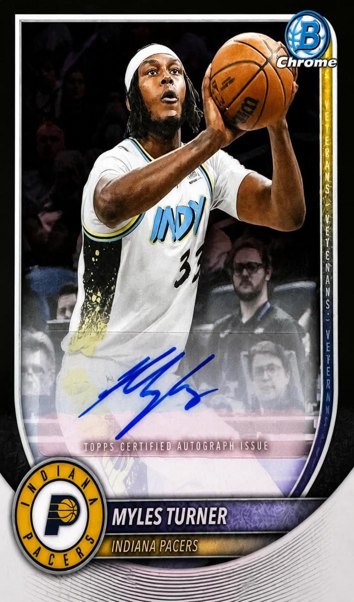 Myles Turner trading card