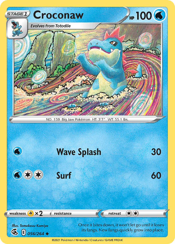 Croconaw 2021 Pokemon