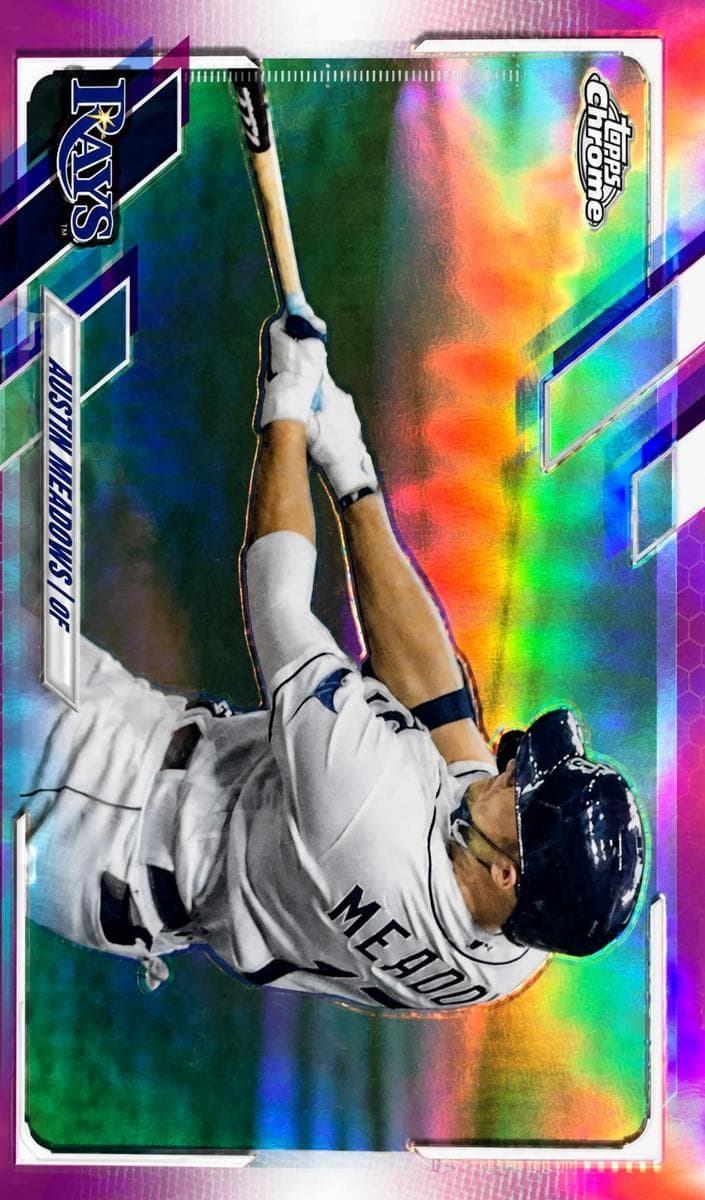 Austin Meadows 2021 topps Topps Chrome