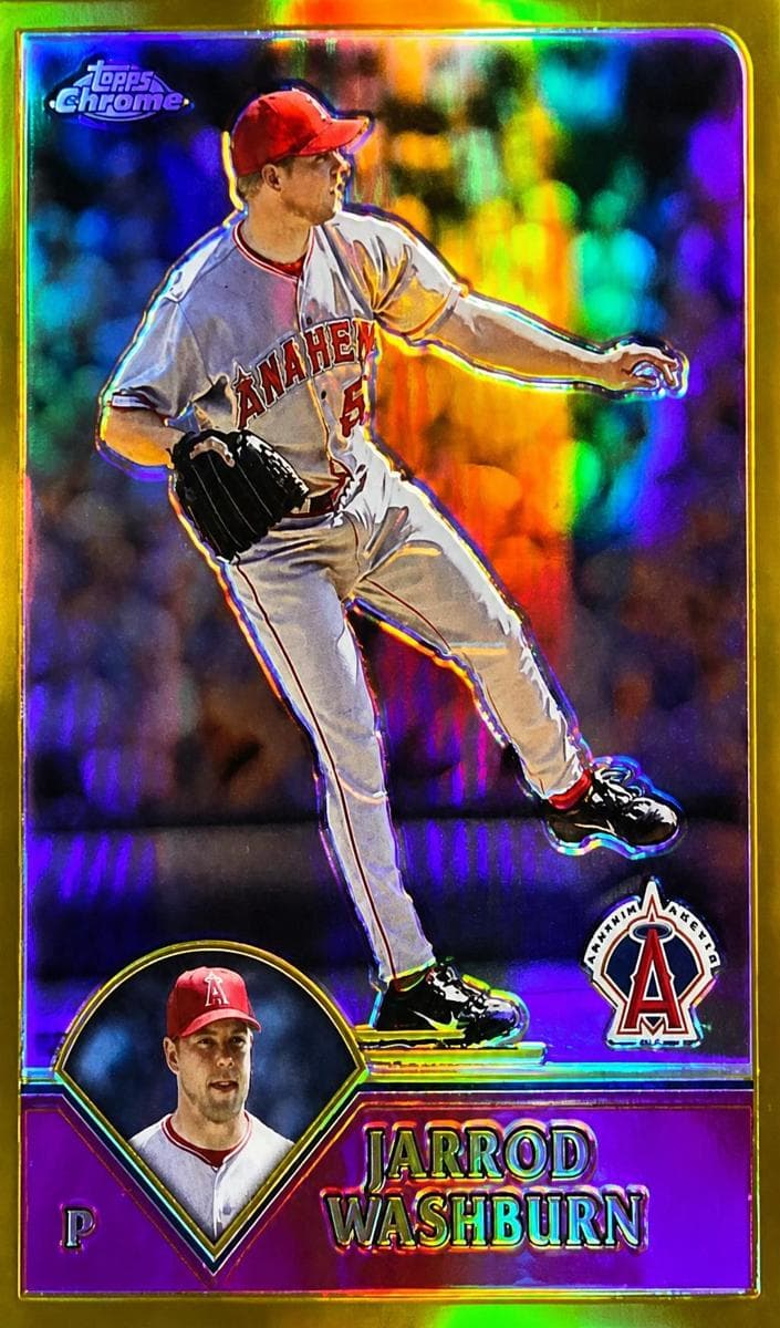 Jarrod Washburn trading card
