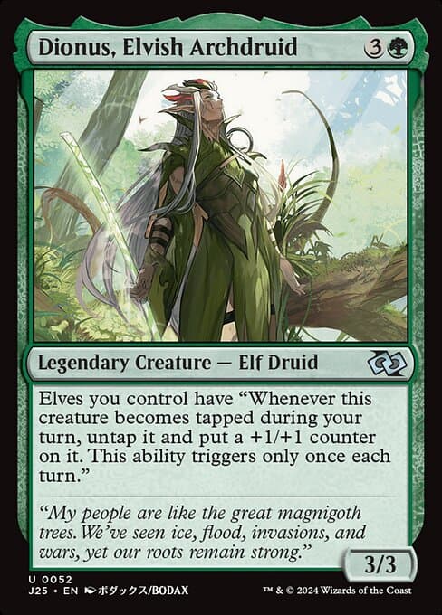 Dionus, Elvish Archdruid #52