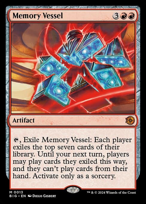 Memory Vessel 2024 Magic: The Gathering The Big Score