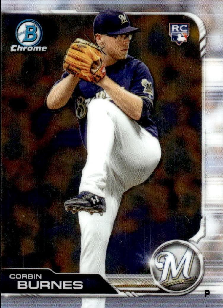 Corbin Burnes 2019 bowman Bowman Chrome
