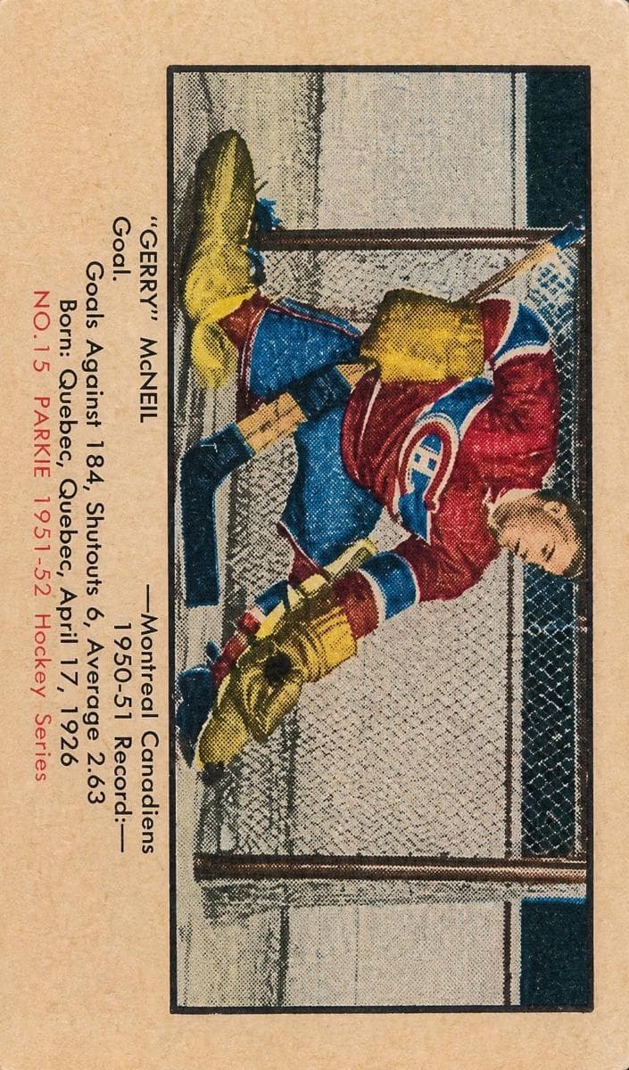 Gerry McNeil 1951 unknown