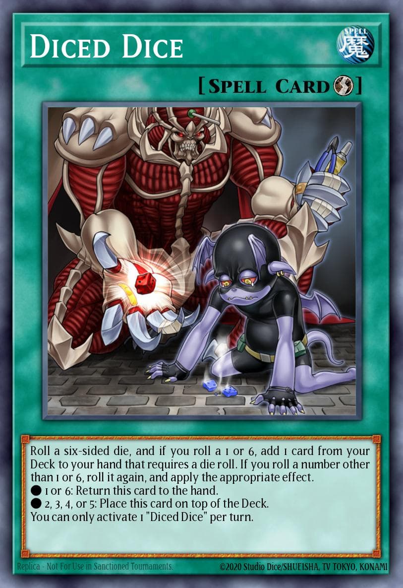 Diced Dice 2021 Yu-Gi-Oh! 2021 Tin of Ancient Battles Mega Pack