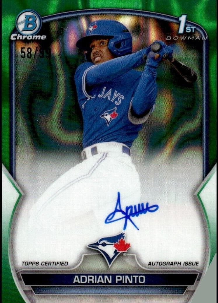 Adrian Pinto 2023 bowman Bowman Chrome