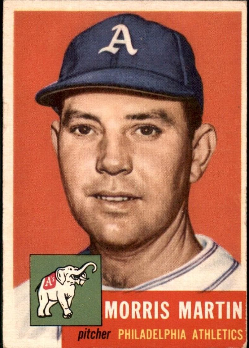 Morris Martin 1953 topps Topps
