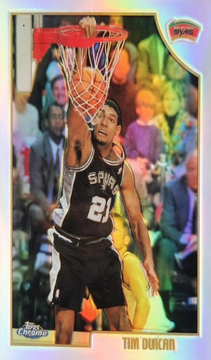 Tim Duncan 1998 topps Topps Chrome