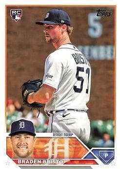 Braden Bristo trading card