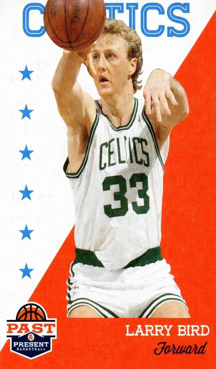 Larry Bird 2011 panini Past & Present