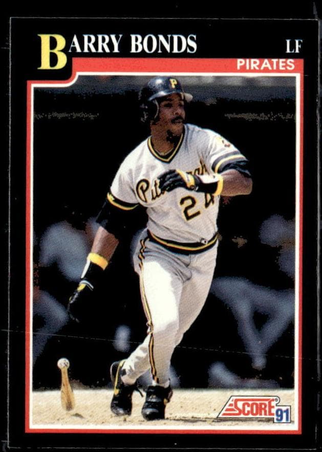 Barry Bonds 1991 panini Score