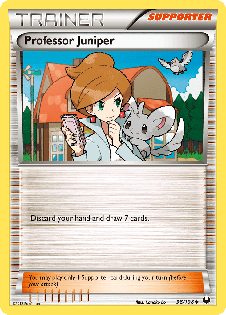 Professor Juniper 2012 Pokemon Dark Explorers