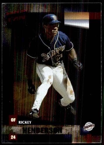 Rickey Henderson 2002 panini Donruss Best of Fan Club