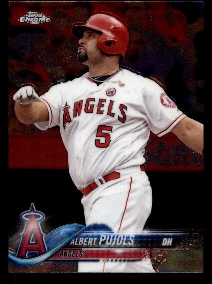 Albert Pujols 2018 topps Topps Chrome