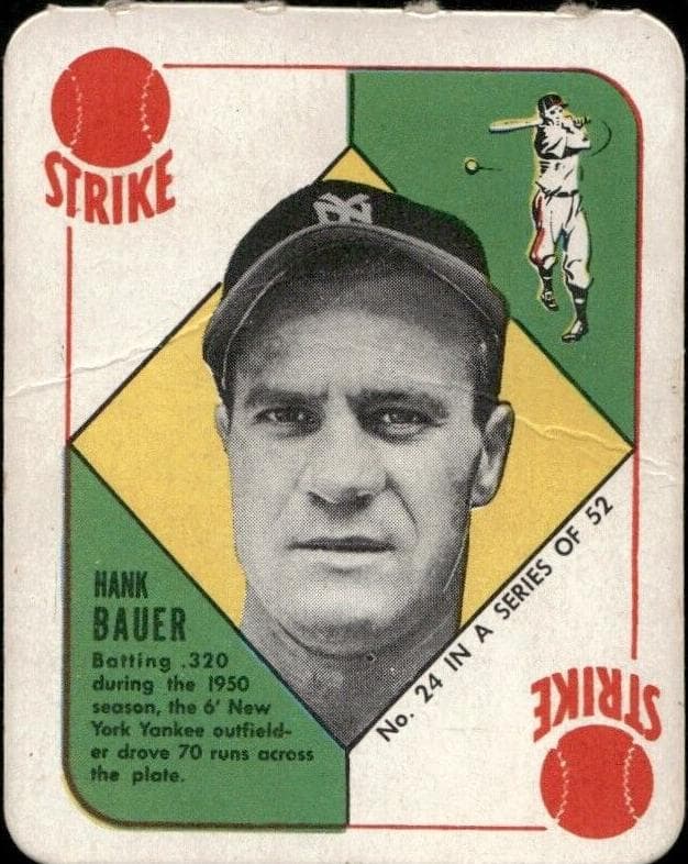 Hank Bauer 1951 topps