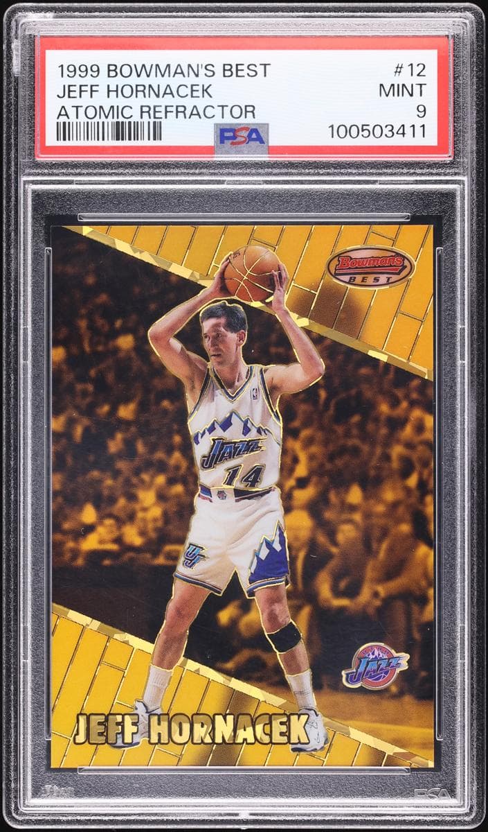 Jeff Hornacek 1999 bowman Bowman's Best