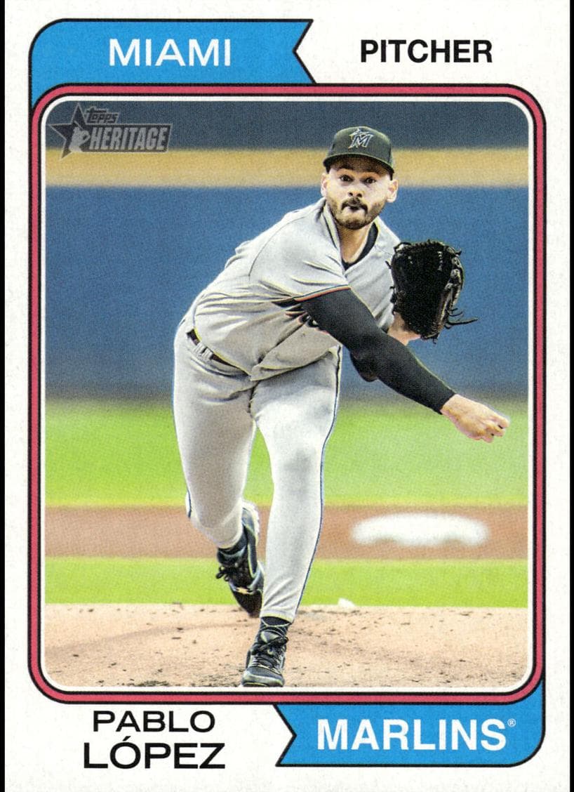 Pablo López trading card