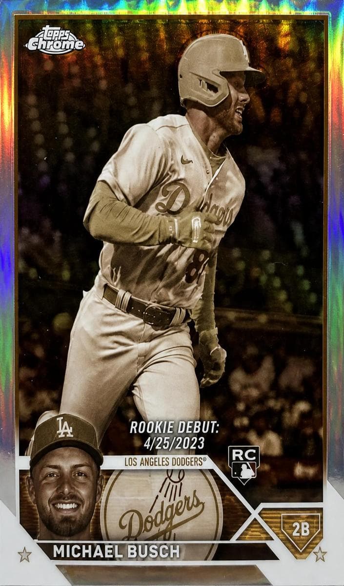 Michael Busch 2023 topps Topps Chrome Update