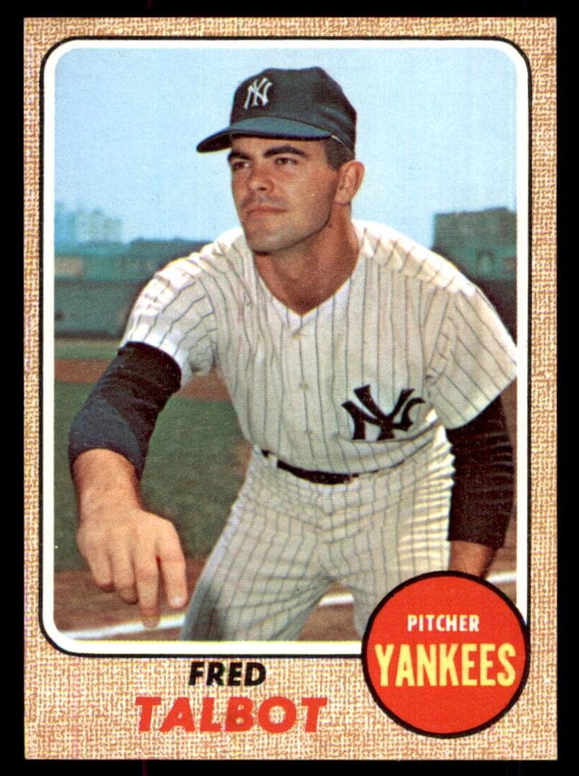 Fred Talbot 1968 topps Topps