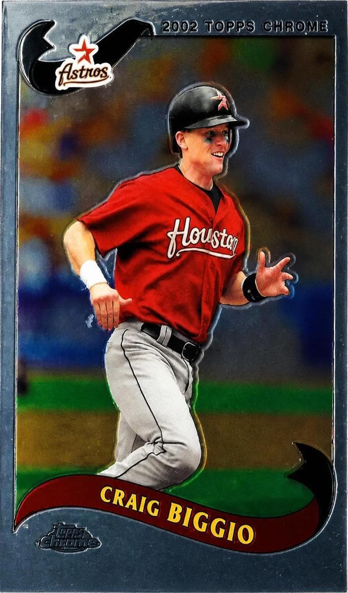 Craig Biggio 2002 topps Topps Chrome