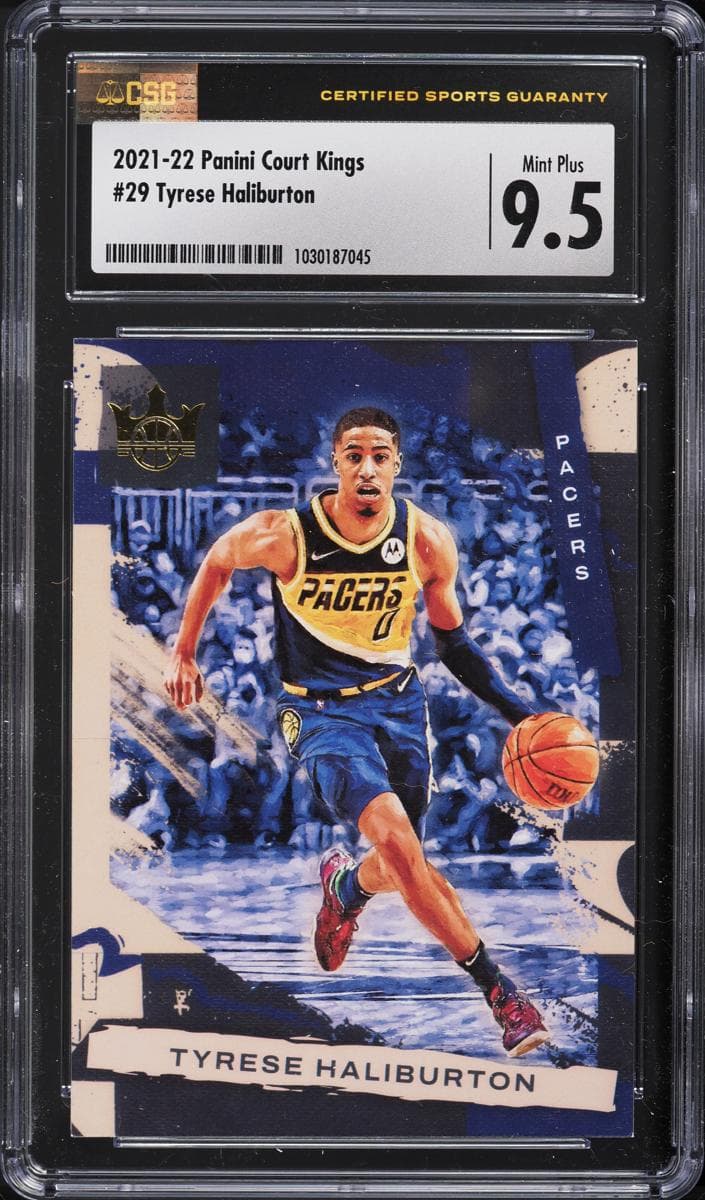 Tyrese Haliburton 2021 panini Panini Court Kings