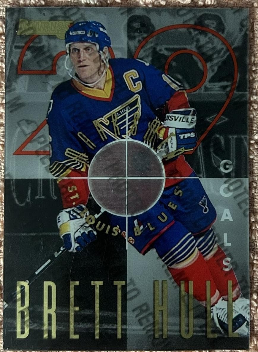 Brett Hull 1995 panini Donruss