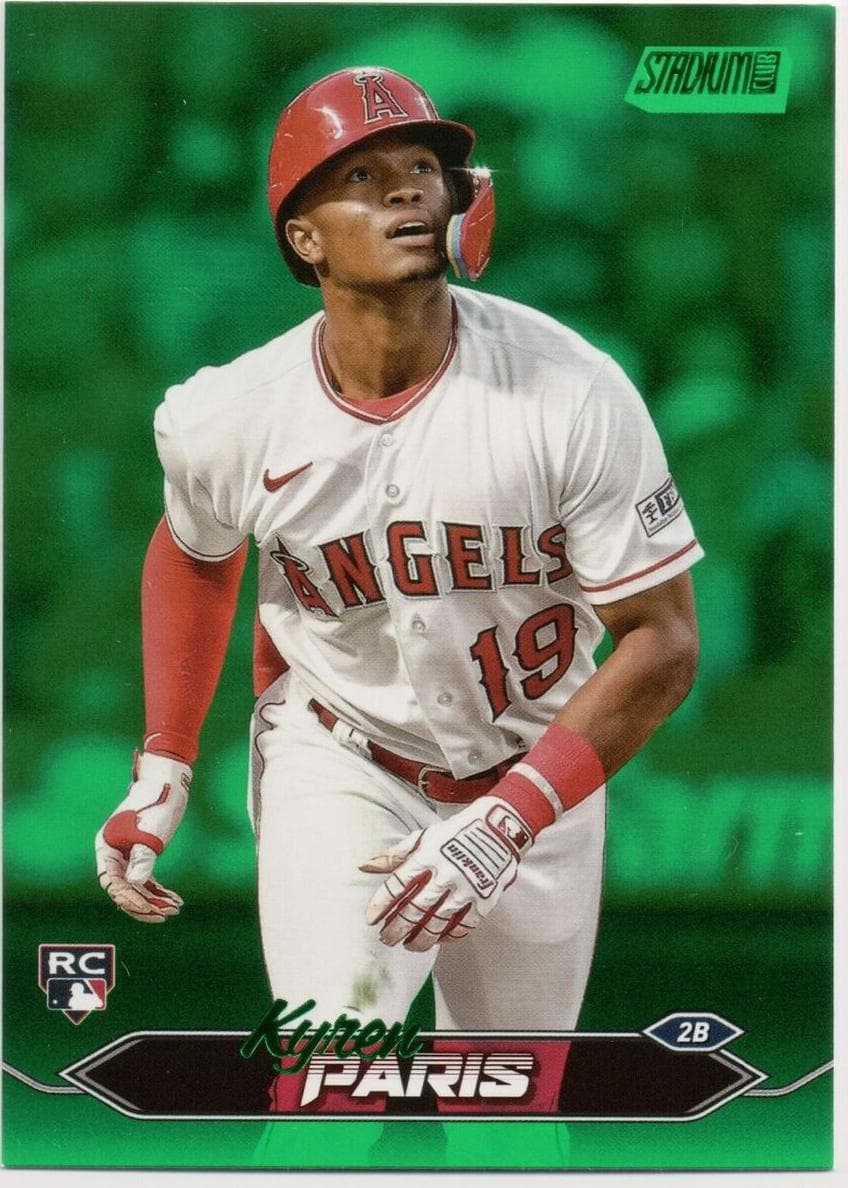 Kyren Paris trading card