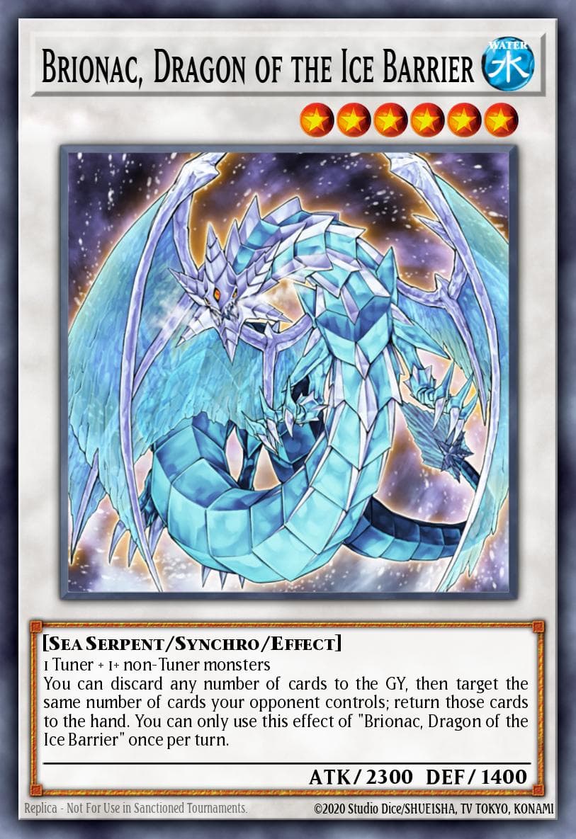 Brionac, Dragon of the Ice Barrier #DUDE-EN008