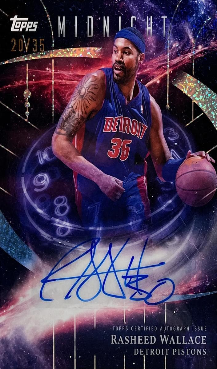 Rasheed Wallace 2025 topps Topps Midnight