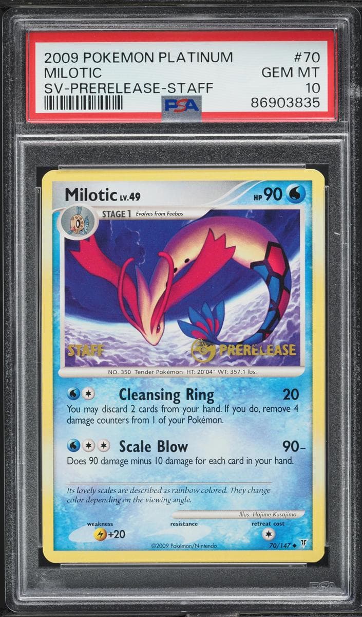 Milotic trading card