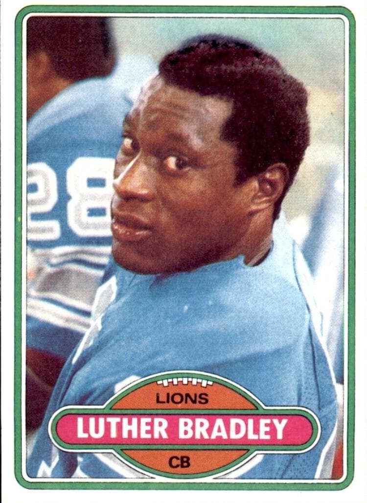 Luther Bradley 1980 topps