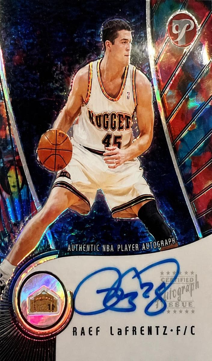 Raef LaFrentz 2001 topps Pristine
