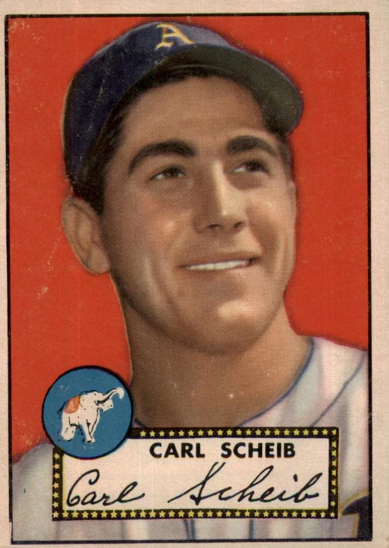 Carl Scheib 1952 topps Topps