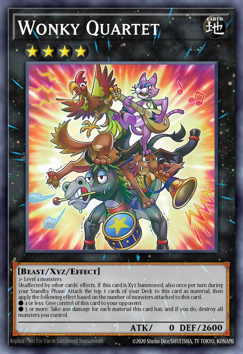 Wonky Quartet 2024 Yu-Gi-Oh! Battles of Legend: Terminal Revenge