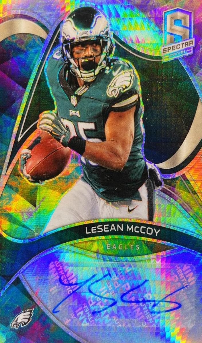 LeSean McCoy trading card