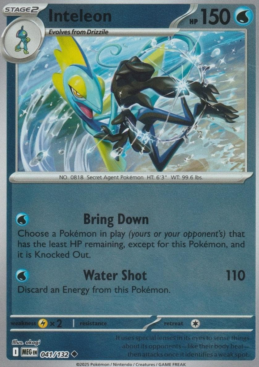 Inteleon trading card