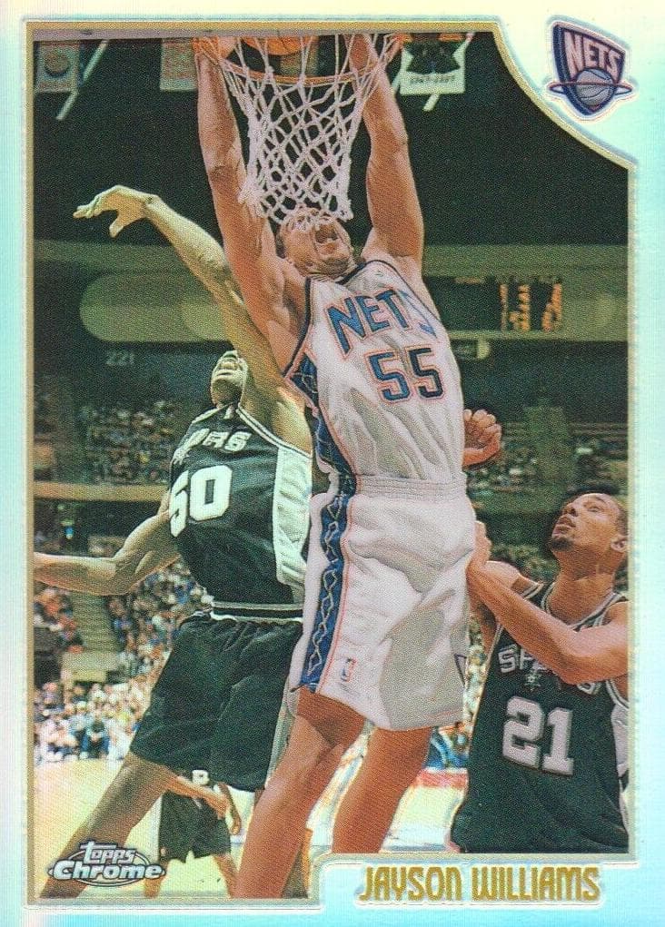Jayson Williams 1998 topps Topps Chrome