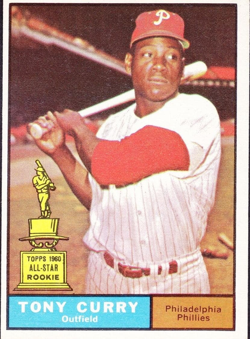 Tony Curry 1961 topps Topps