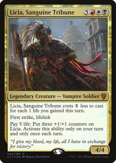 Licia, Sanguine Tribune 2017 Magic: The Gathering