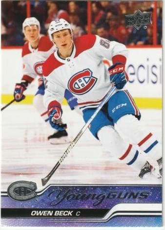 Owen Beck trading card