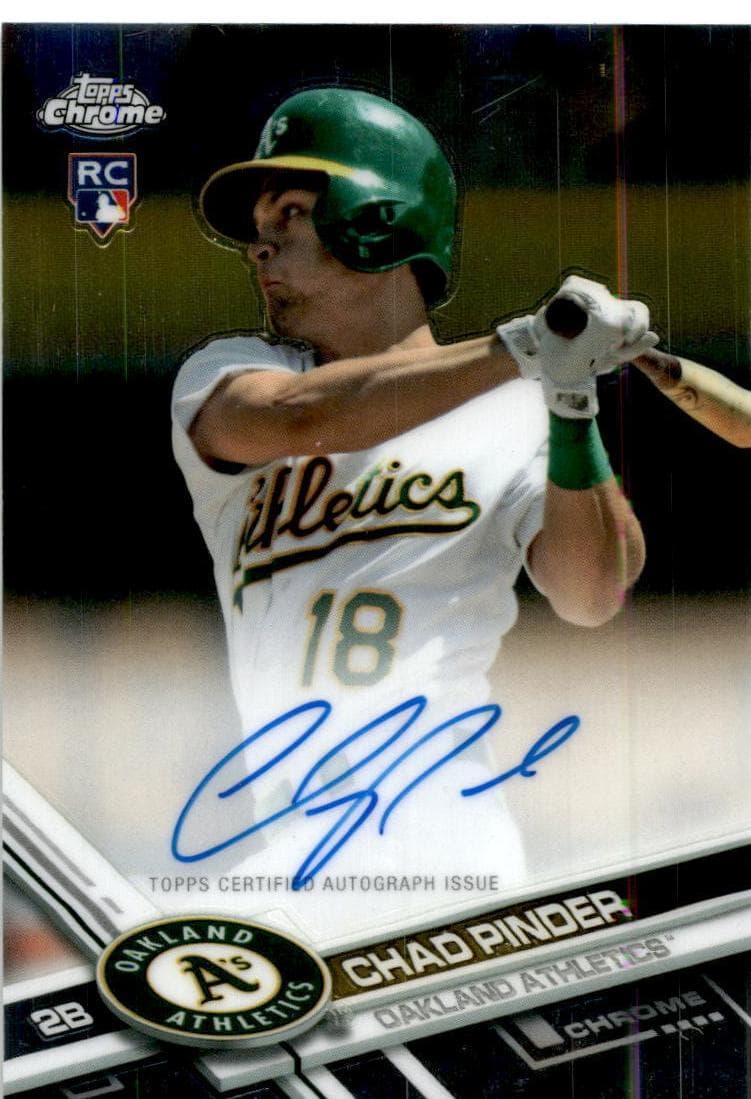 Chad Pinder 2017 topps Topps Chrome
