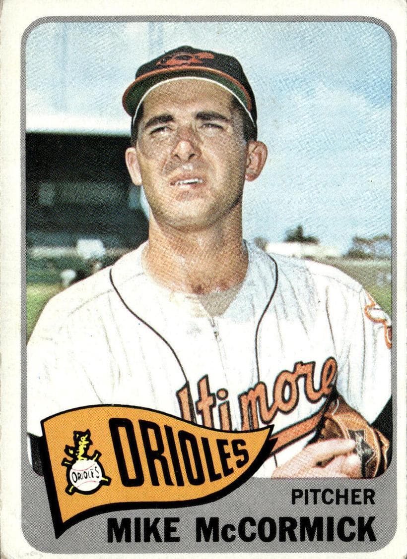 Mike McCormick 1965 topps Topps