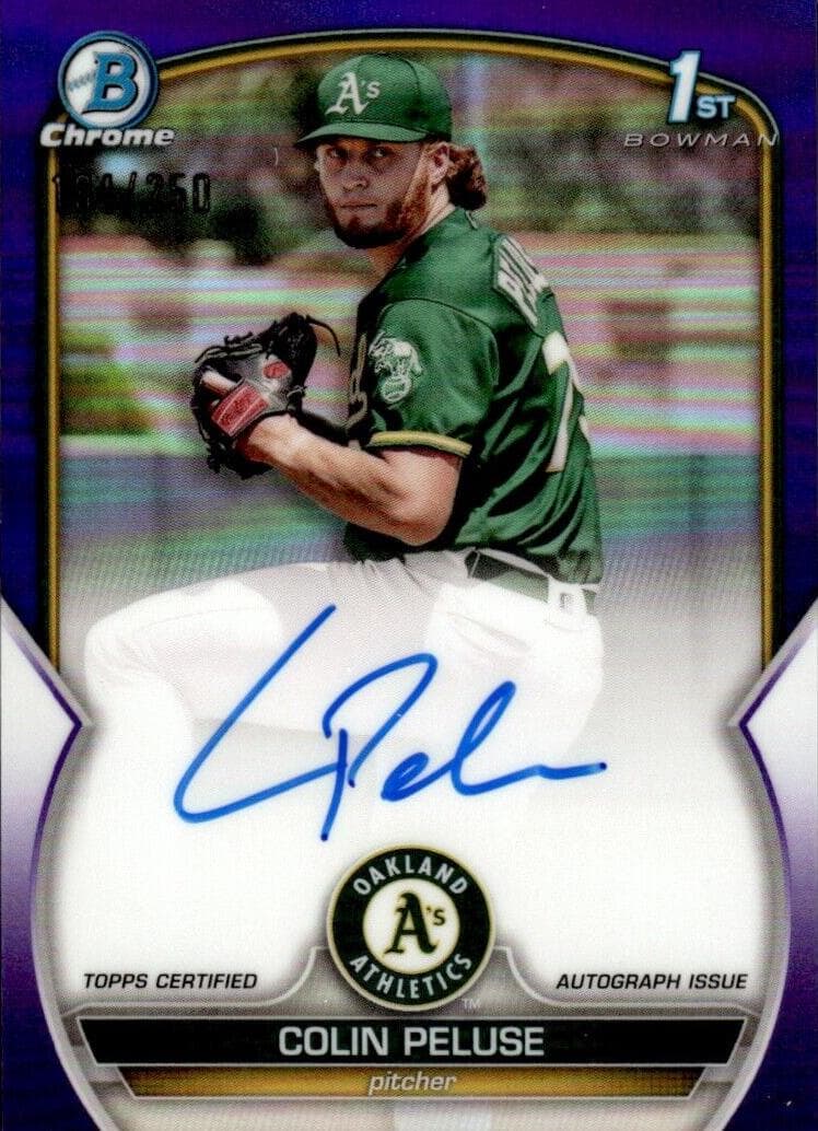 Colin Peluse trading card